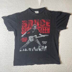 Bruce Springsteen Magic World Tour 2008 Concert T-Shirt Black Mens Size M